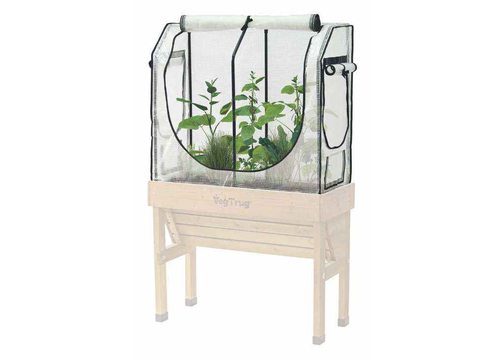 Serre pour potager sur pied adossé 1m - Vegtrug