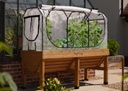 Serre pour potager sur pied adossé 1,80m - Vegtrug