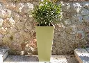 Pot de fleurs haut carré PAPI en PEHD made in France