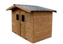 Abri de jardin bois épicéa thermochauffé Therma – 4,72 m²