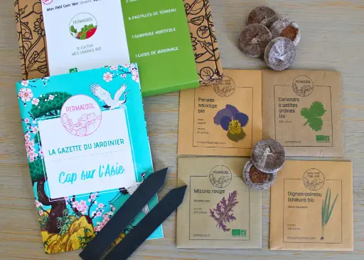 [PC-Box_juillet_2025] Coffret de jardinage "Cap sur l'Asie"