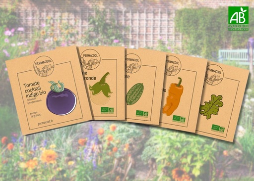 [PC-1025] Lot de graines potagères - Cuisine méditerranéenne