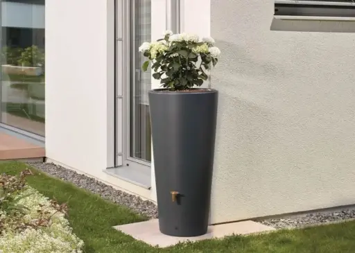 [995173] Récupérateur d'eau de pluie Vaso 220 L collecteur et robinet - Garantia