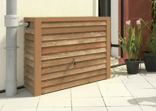 [995145] Cuve Récupération d'Eau Pluie Woody 350 L - Garantia