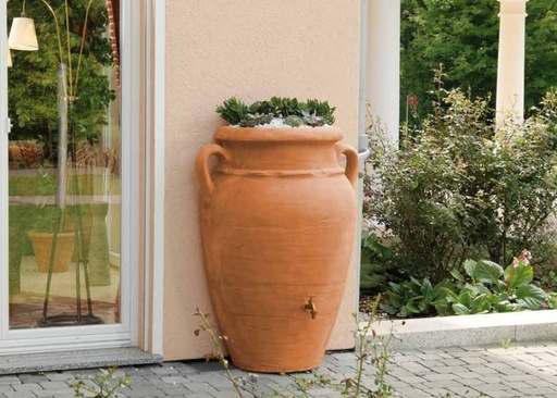 [DROP-604] Récupérateur d'eau de pluie Amphore Antik demie lune 260L - Garantia