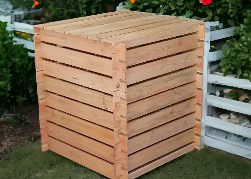 [20220] Composteur Violette en bois Douglas 340 L- Le livet
