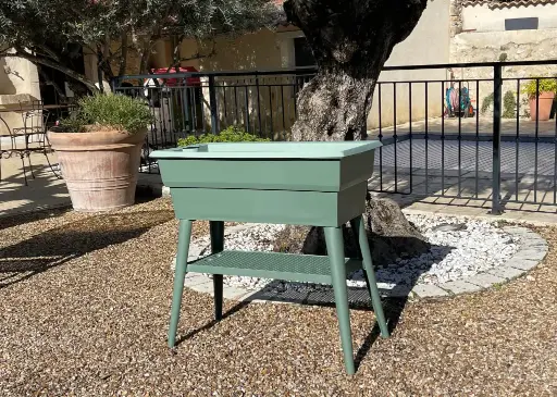 Jardinière Calipso Maxi 40L avec réserve d’eau – H80 cm 