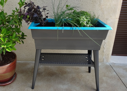 Jardinière Calipso Maxi 40L avec réserve d’eau – H80 cm 