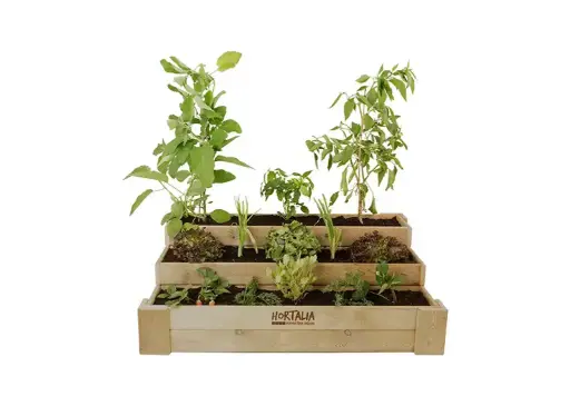 [200043] Carré potager 3 étages en bois de pin traité 