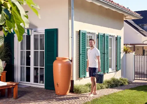 [995154] Cuve Amphore terracotta 300 L- Récupération d'Eau Pluie - Garantia