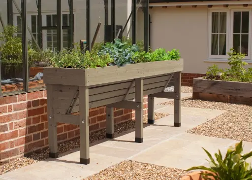 Potager en bois surélevé VegTrug Adossé 1,80m